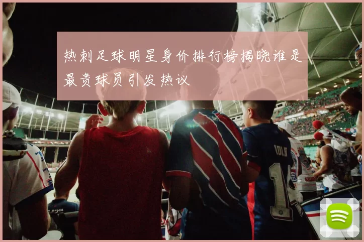 热刺足球明星身价排行榜揭晓谁是最贵球员引发热议