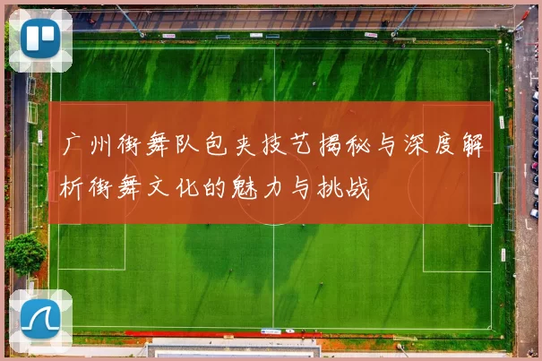 广州街舞队包夹技艺揭秘与深度解析街舞文化的魅力与挑战