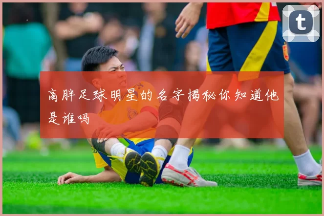 高胖足球明星的名字揭秘你知道他是谁吗